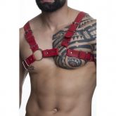 !                                                ST**  HARNESS PREMIUM EM COURO SINTÉTICO VERMELHO *