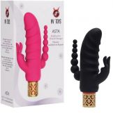 !                                       ST**  VIBRADOR ASTA- Com Estímulo Duplo - RECARREGÁVEL V/M *