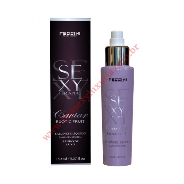 SABONETE LÍQUIDO CAVIAR SEXY TERAPIA PESSINI 150ML