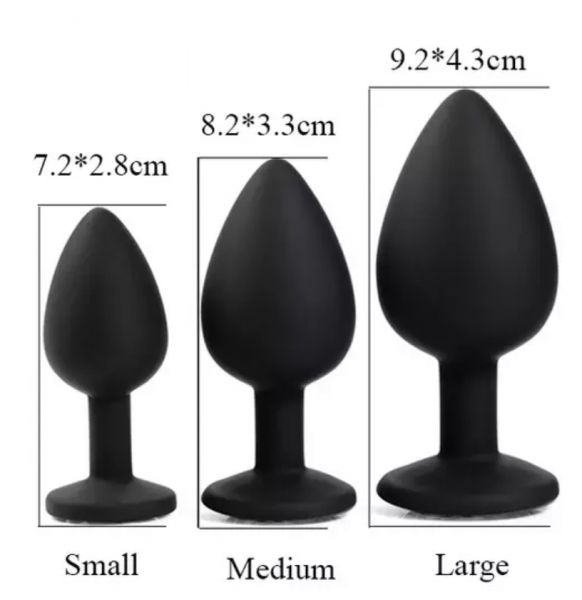 ! ** (INDISPONÍPONÍVEL) Plug jóia em silicone - Importado *