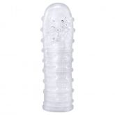 (INDISPONÍVEL) CAPA PENIANA MASSAGEADORA TRANSPARENTE