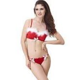 !                                                      ST**  CONJUNTO LINGERIE VERMELHO TRANSPARENTE