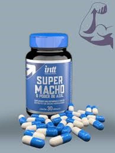! ST** Sachê Suplemento Super Macho c/ 02 Cápsulas - INTT *