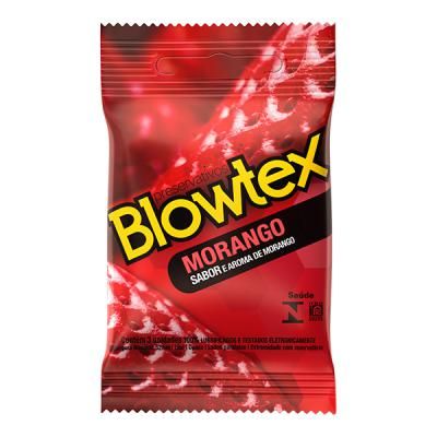! ** (INDISPONÍVEL) PRESERVATIVO BLOWTEX MORANGO