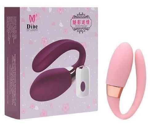 (INDISPONÍVEL) Vibrador Sex Massager Crypl Casal Dibe-ROSA