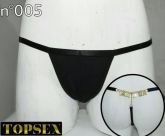 CALCINHA FIO COM STRASS NO BUMBUM