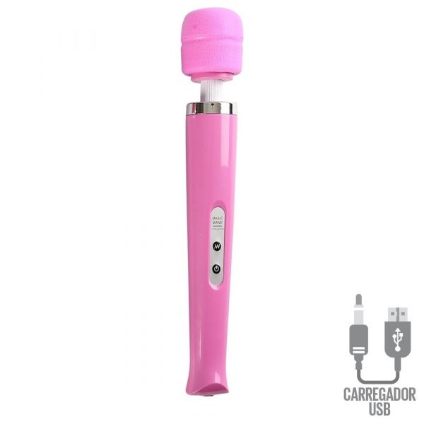 ! ST** MAGIC MASSAGER MASSAGEADOR FEMININO COM 10 VIBRAÇÕES ELÉTRICO