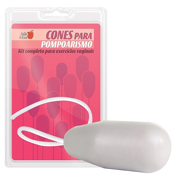 07 Cone para Pompoarismo - Marfim 45gr