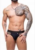 !                                 **  (INDISPONÍVEL)  CUECA SUPLEX COM ARRASTAO PRETO ABERTO ATRAS *