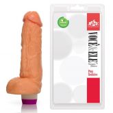 !                        **  (INDISPONÍVEL)  Prótese com escroto e vibrador Kong - 19,5x5,5 cm AH324