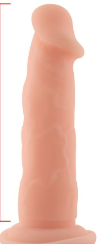 ! ** (INDISPONÍVEL) PRÓTESE COM VÉRTEBRA EM CYBERSKIN 17 X 4,5CM PC202 S/F *