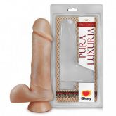 !                                      ST**  PÊNIS REALÍSTICO COM ESCROTO E VENTOSA – 18X4,4CM S/F *