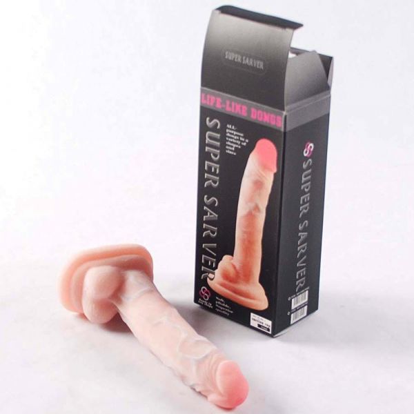 (INDISPONÍVEL) PRÓTESE PENIANA REALISTICA 28CM VEIAS ALTO RELEVO SUPER SARVER