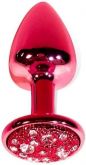 !                                       **  (INDISPONÍVEL)  Plug VERMELHO C/ PEDRA - Hard - HA134V *