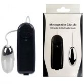 z(INDISPONÍVEL)VIBRADOR BULLET CÁPSULA CROMADA
