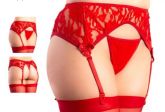 Cinta Liga Sensual Rendada Macler