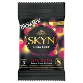 !                                                  ST**  PRESERVATIVO BLOWTEX SKIN SEXY CHERRY B/T *