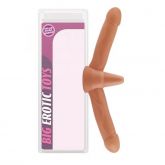 !                                           ST**  PRÓTESE HAVAIANA PLUG COM VIBRADOR E 2 PÊNIS A/E *