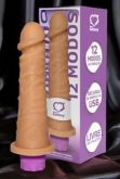 !                             ST**  Pênis Realístico com Vibrador 12 Modos | USB - 18 x 4,4 cm S/F *