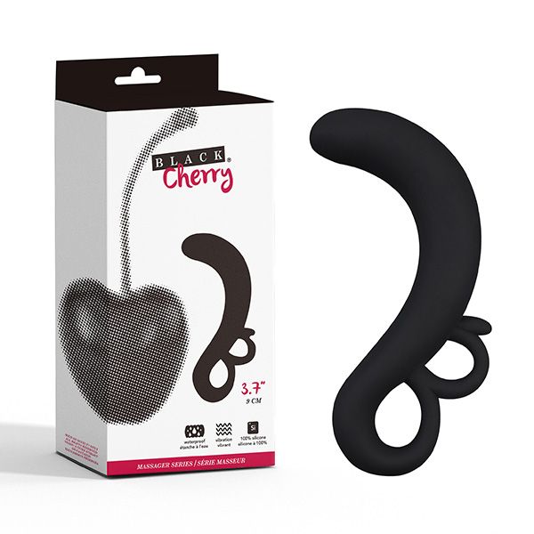 (INDISPONÍVEL) ** Massageador de Próstata 9cm - Black Cherry