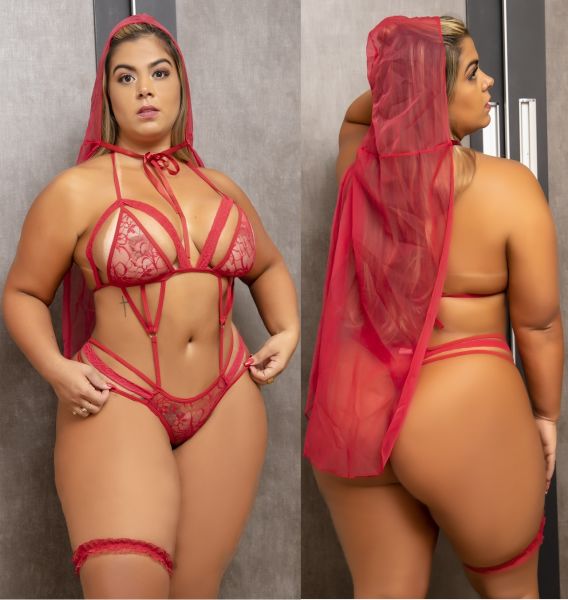 ! ** (INDISPONÍVEL) FANTASIA CHAPEUZINHO VERMELHO G/V *