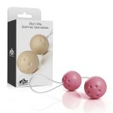 (INDISPONÍVEL) Ben-wa CONJUNTO 2 BOLAS POMPOAR ROSA