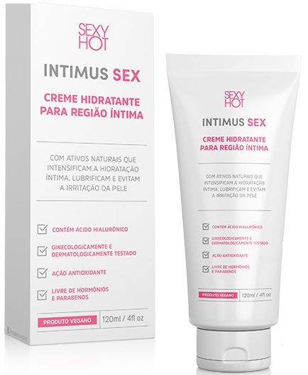 ! (INDISPONÍVEL) Creme Hidratante Para Região Íntima - INTIMUS SEX