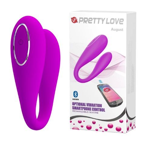 ! ** (INDISPONÍVEL) AUGUST - vibrador Para Casal 12 Vibrações Bluetooth *