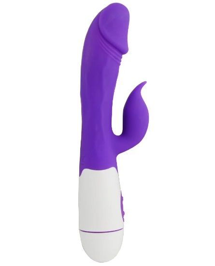 (INDISPONÍVEL) Vibrador com Estimulador de Clitóris-Recarregável