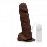 !               **  (INDISPONÍVEL)  PRÓTESE PENIANA PRETA-ROCCO - VIBRO - ESCROTO - VENTOSA