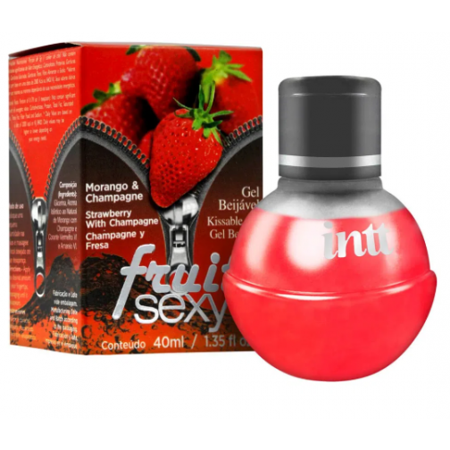 ! ST** Gel Beijável Morango & Champagne 40ml - Fruit Sexy - Intt *