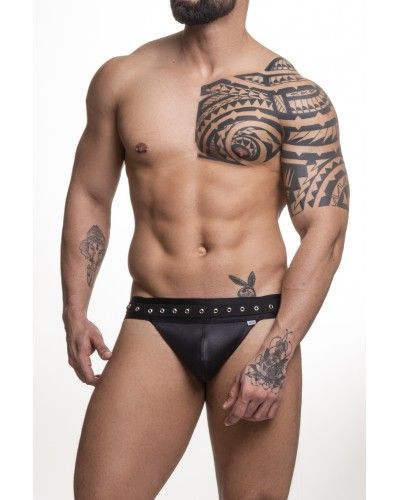 ! ST** JOCK CIRRE PRETO COM ILHÓS NO ELÁSTICO SD *