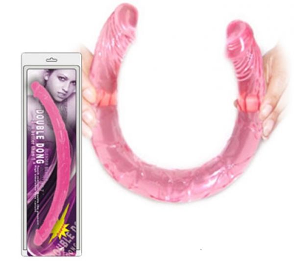 ! ** (INDISPONÍVEL) PÊNIS DUPLO SUPER FLEXÍVEL
