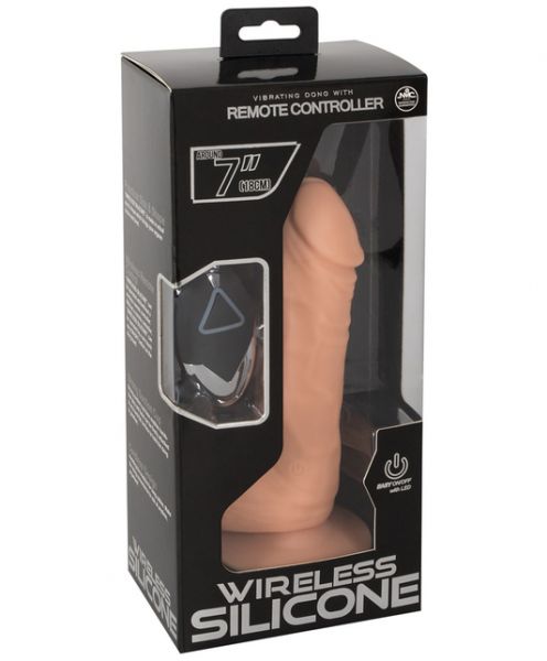 ! ST** PRÓTESE WIRELESS SILICONE 18CM E CONTROLE REMOTO S/F *
