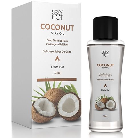 (indisponível)! Sexy Oil - Óleo Térmico Beijável - Coconuts