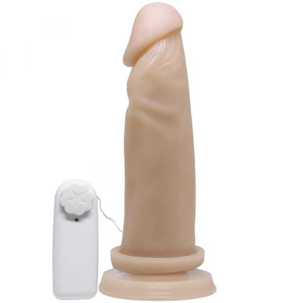 (INDISPONÍVEL) PRÓTESE VIBRADOR COM VENTOSA 21,5 X 5CM SOULSEX