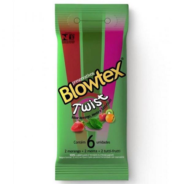 ! ST** TWIST PRESERVATIVO 6 UNIDADES B/T *