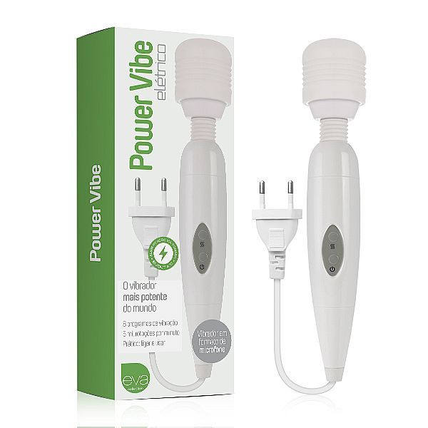 (INDISPONÍVEL) ! Vibrador Power Vibe Elétrico - Com Fio - Mais potente do mundo