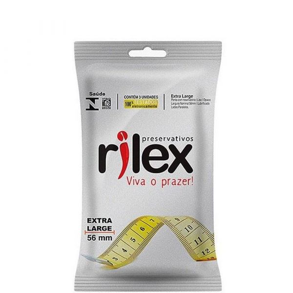 ! ** PRESERVATIVO EXTRA LARGE RILEX