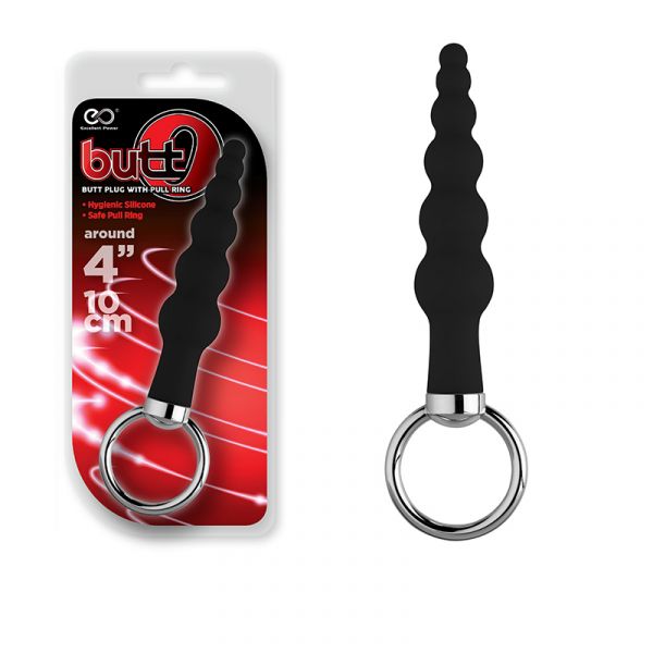 ! ** (INDISPONÍVEL) Butt O - Plug Anal em silicone com anel na base *