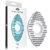 !                                            ST**  Anel Oriental Grande em silicone - Transparente *