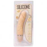 !                                     ST**  Vibrador Em Silicone Em Formato De Pênis Flexivel 15Cm *