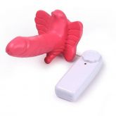 !                      ST**  BORBOLETA - Massageador Butterfly clitoriano e anal com pênis A/E *