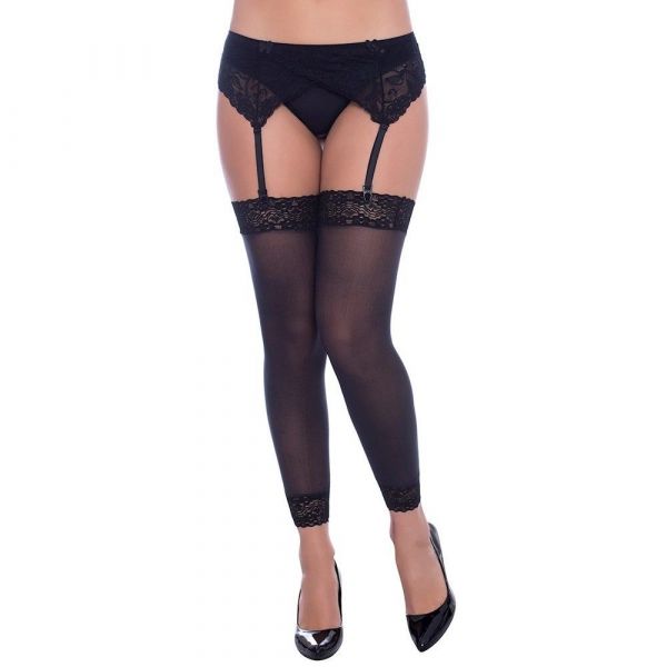 (INDISPONÍVEL) CINTA LIGA SENSUAL PRETA