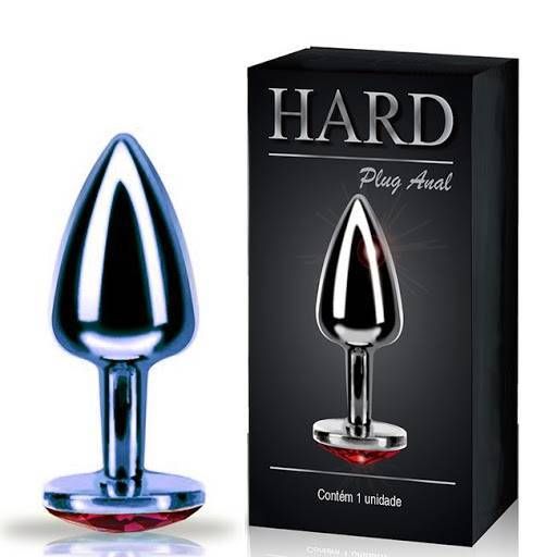 (INDISPONÍVEL) Plug Azul com Pedra - Hard