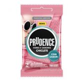 !                                             ST**  PRESERVATIVO CHICLETE PRUDENCE PACOTE 3 UNIDADES