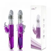 !               **  (INDISPONÍVEL)  VIBRADOR ROTATIVO VAI E VEM RECARREGÁVEL 36 VIBRAÇÕES LIBO GTOYS
